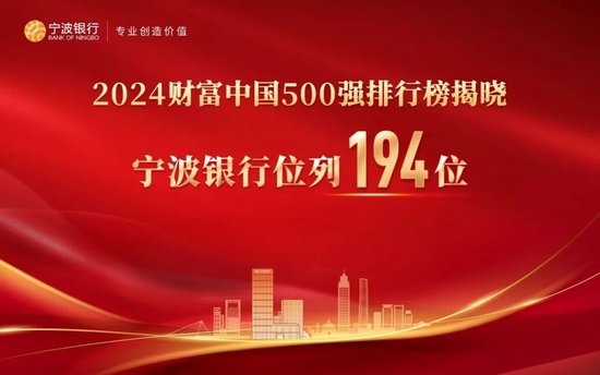 2024财富中国500强揭晓宁波银