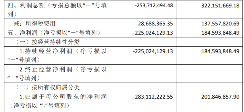 2023年上半年象屿地产净利润情况（单位：元） 象屿地产2023年债券中期报告